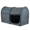 4 Doors Bed Tent Breathable Tent Light Blackout with 0.28 In Fiber Poles