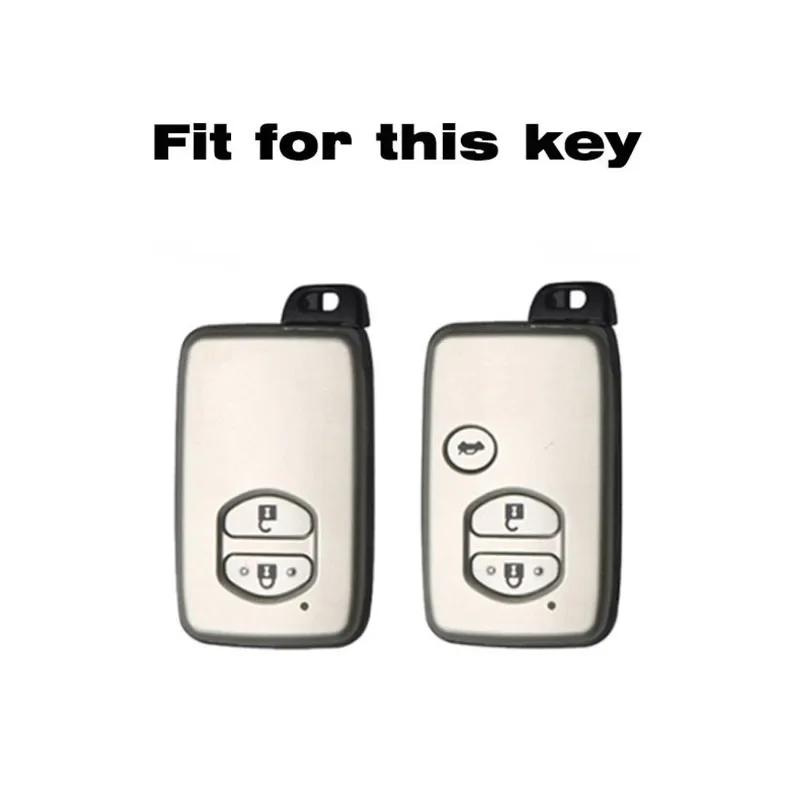 Silicone Car Key Case Cover For Toyota Camry Prius Land Cruiser Prado 150 Crown For Subaru Foreste Xv Keychain Holder Accessorie