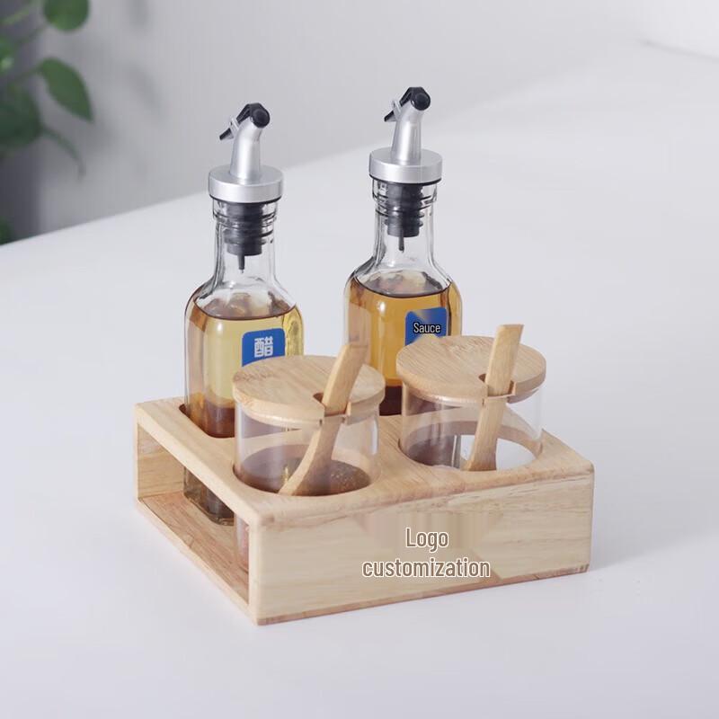 

Glass Spice and Oil Bottle Set