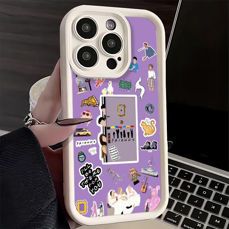 

Phone Case for iPhone 17 Air 16E 15 16 Pro Max Friends Tv Show Theme Cover 14 Plus 13 12 Mini Soft Shell Silicone Fundas iPhone 12 Pro Max