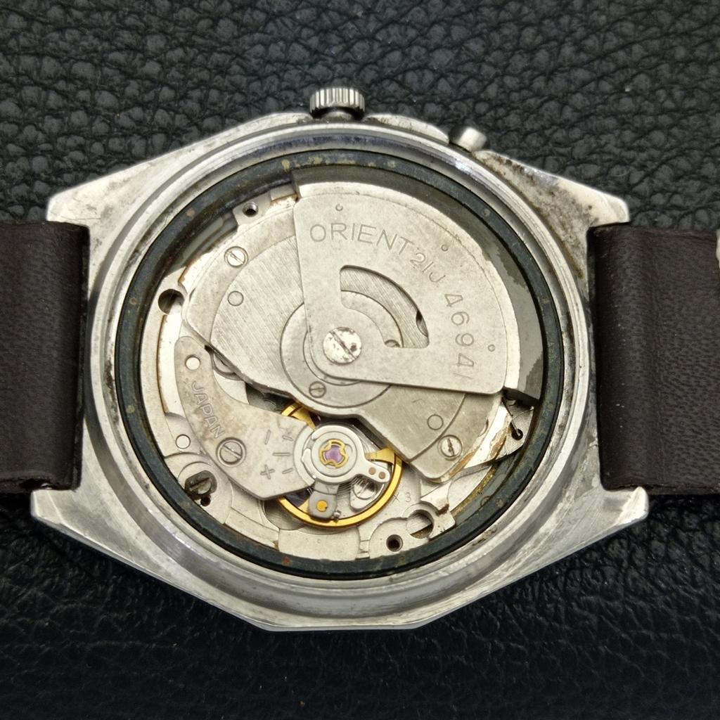JAPAN VINTAGE ORIENT CRYSTAL AUTOMATIC 46941 MENS ORIGINAL DIAL WATCH a701889-5 R207-a701889