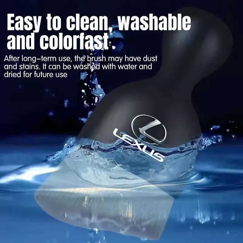 1 PEÇA Toalhas de Lavagem de Carro Pano de Microfibra Escova de Limpeza Para Lexus LS LC RZ IS350 ES300 GS350 CT200h GX460 LX570 RX500h NX300 UX260 LM