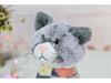 Foreign Trade Simulation Kitten Plush Doll - Children's Birthday Gift Cat with Scarf