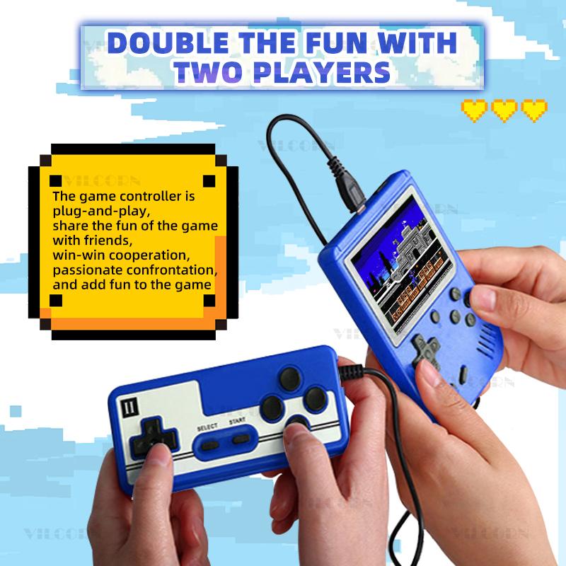 400 IN Retro Games Mini Handheld Game Player Portable 8-Bit