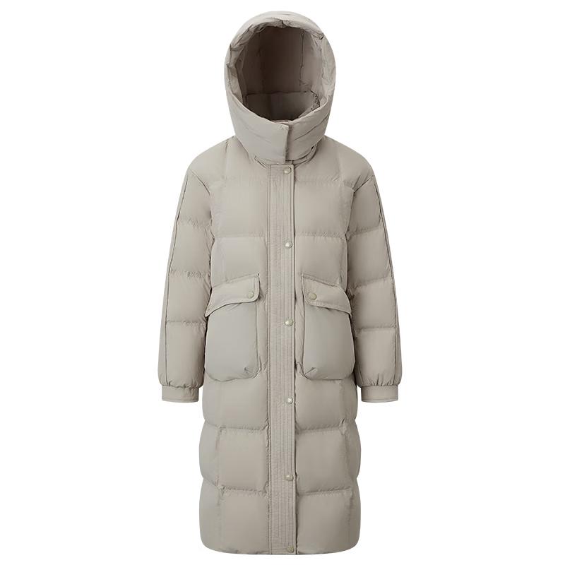 Qianrengang Liu Tao Style Women's Long Hooded Down Jacket Y309167Y