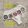 Handmade Crochet Small Square Bikini Set Swimsuit