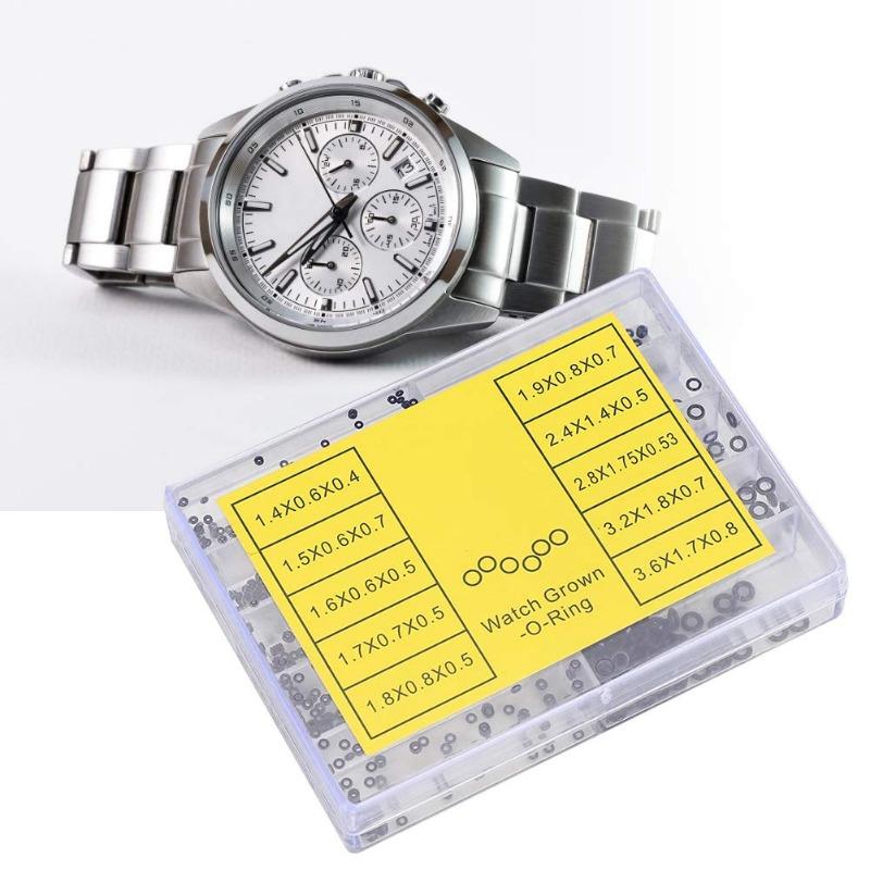 Mini Rubber O-Ring Watch Crown Waterproof Watch Back Cover Gaskets Watch Repair Tool Accessories Waterproof Washer O-Ring