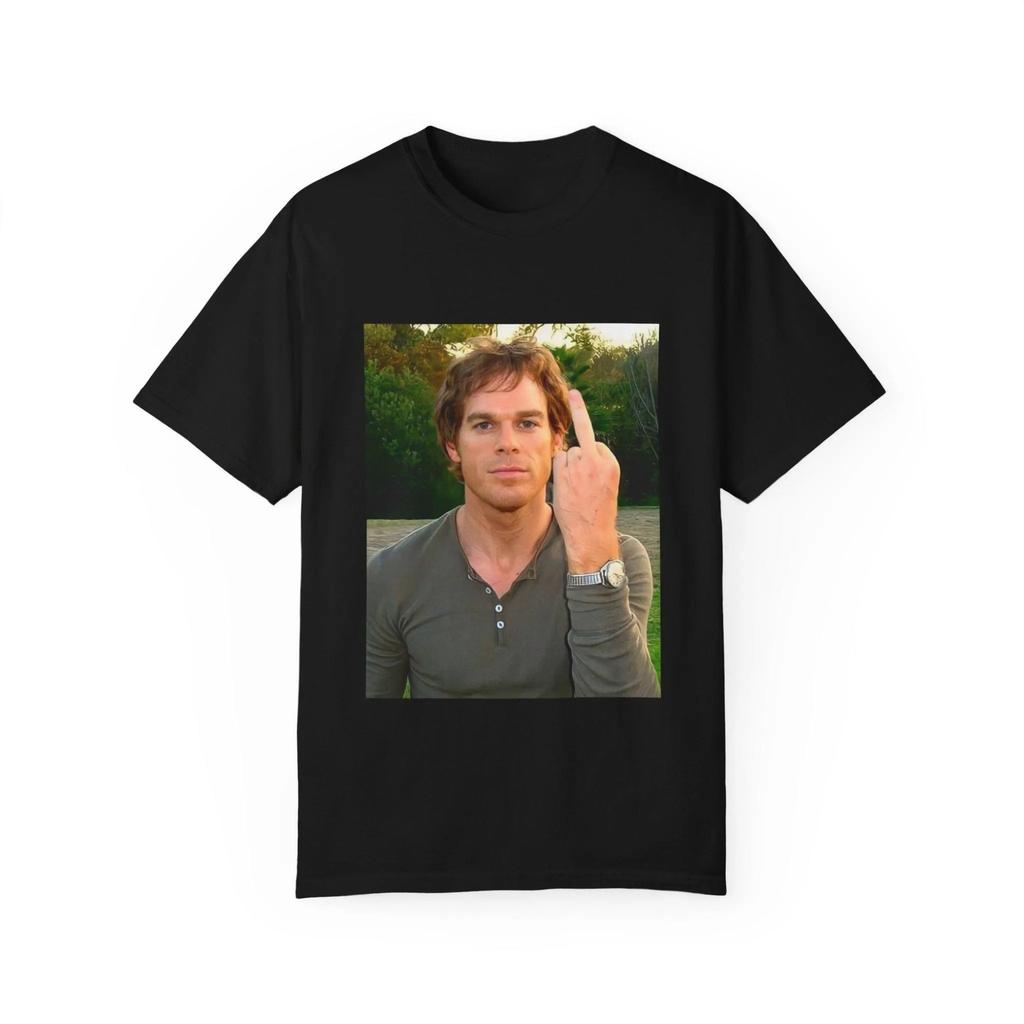 Dexter Morgan Harrys kode Vintage vaskede T-skjorter Herre Dame Klær Casual Oversized T-skjorter Mote Gotisk Bomulls T-skjorte