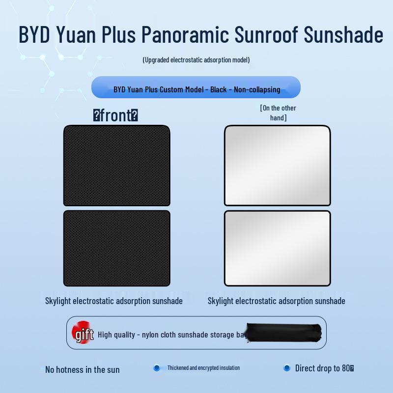 BYD Seal Tang Han Suede Heat Insulation Sunroof Shade