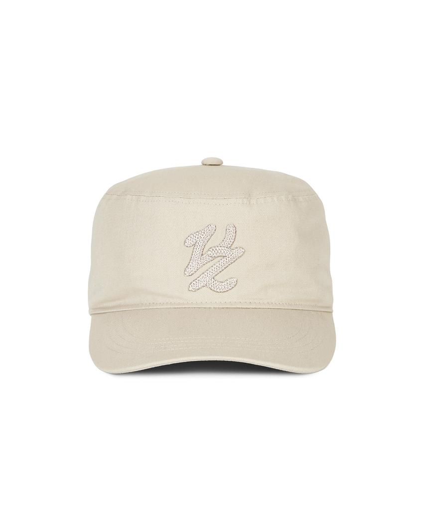 Bajal Chain Flow Vz Pillbox Cap Beige