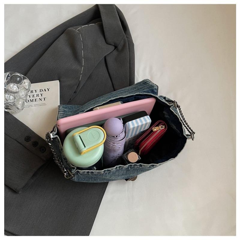 2025 Summer New Fashion Chain Bag Large Capacity Tote Bag