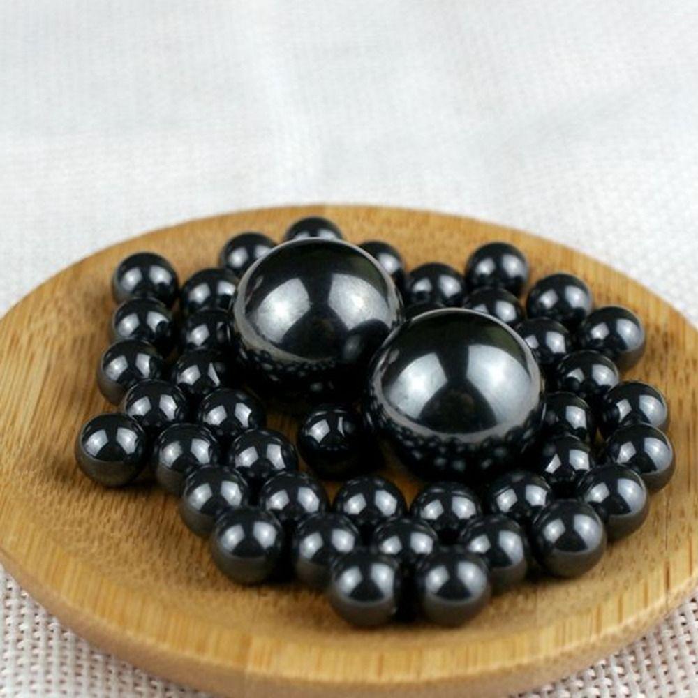 

10 шт. самосмазывающиеся шарики из нитрида кремния, черные керамические бусины, керамические подшипниковые шарики, дверные замки