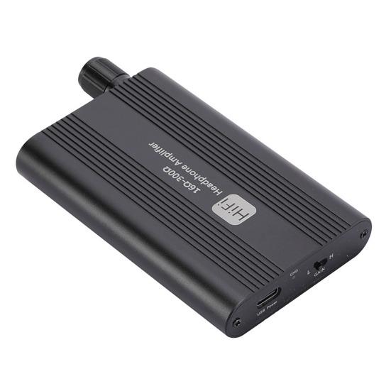 Headphone Amp Adapter HiFi Stereo Sound Rechargeable Volume Adjustment 3.5mm Interface Reduce Noise Speaker Audio Amplifier