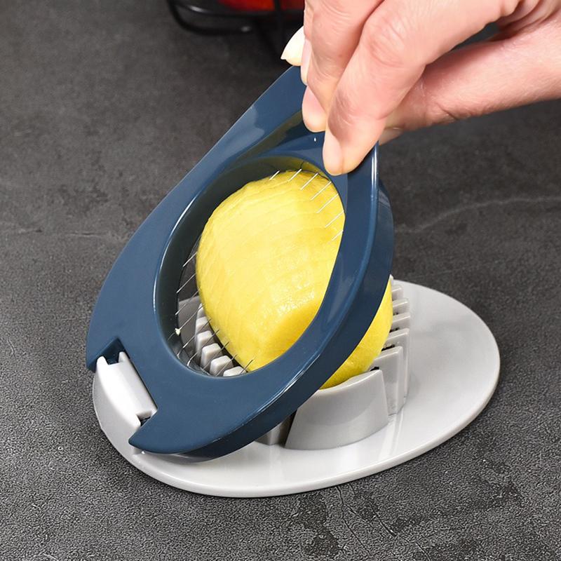 Stainless Steel Wire Egg Slicer Fruit Garnish Slicer Multipurpose Egg Cutter Cut Pores Hard Eggs JDGJ002