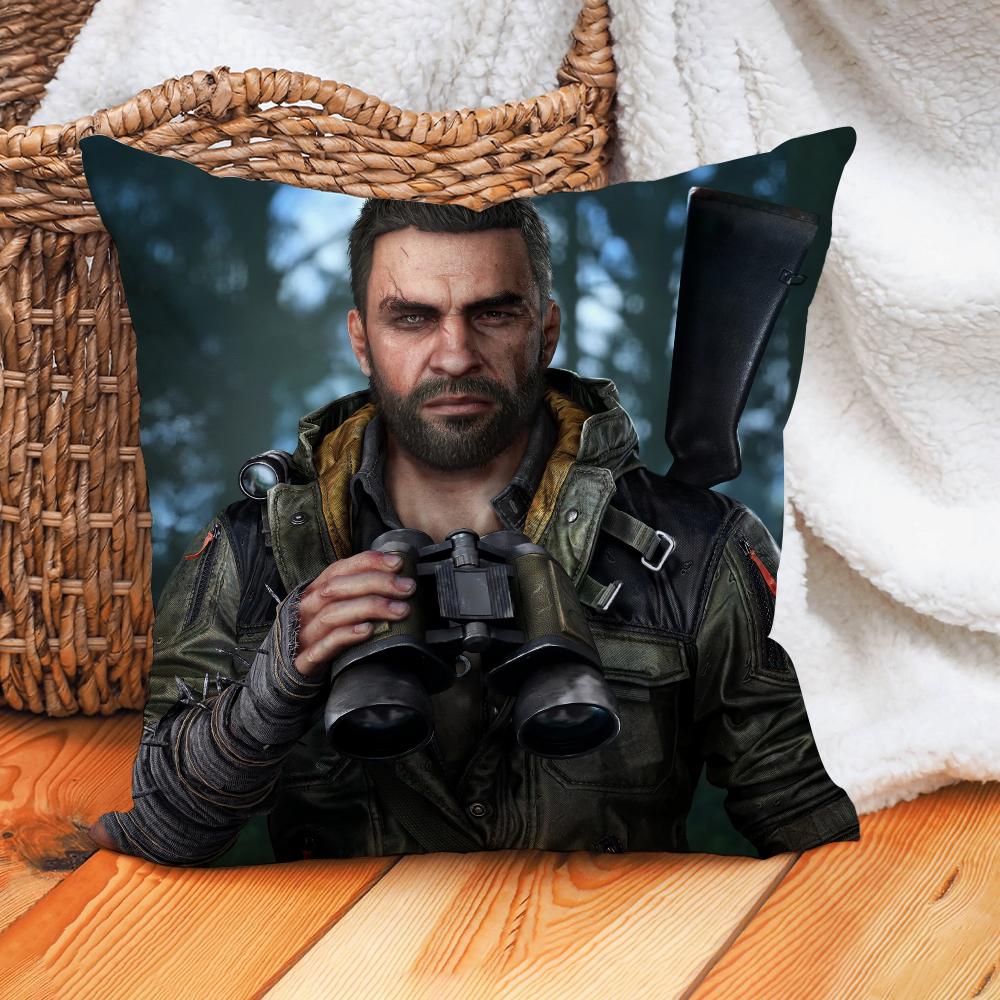 Spiel Dying Light The Beast Kissenbezug Heimdekoration Kissenhülle Geeignet für Büro Sofa Schlafzimmer Auto