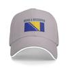 Spring Bosnia Flag Symbol Baseball Cap  Hunting Camping Fashion Print Sun Trucker Hat Unisex Adult High Quality Snapback Cap