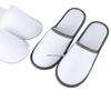 Customizable Gold-Edge Disposable Slippers for Hotels & Travel