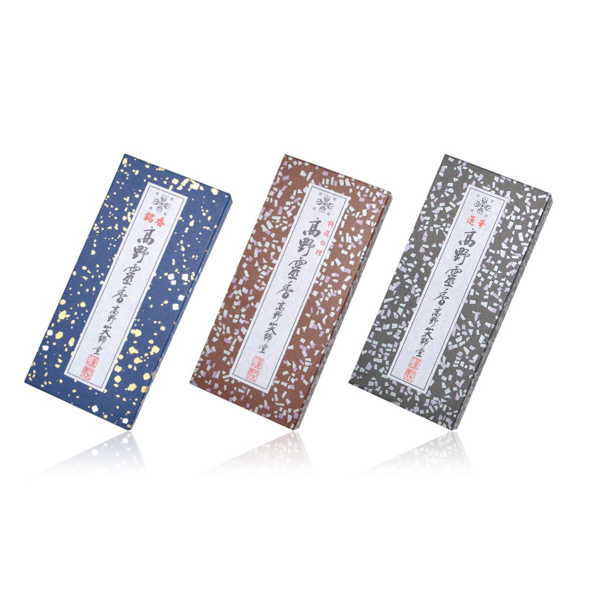 

Благовония Koyasan Daishido, Koya Reiko (Знаменитый Ладан, Специально Отобранный Сандал, Лотос) Набор из 3 предметов