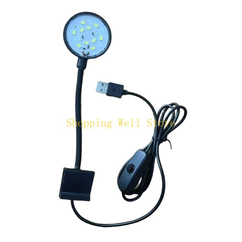 

KX4B Adjusting Brightness LED Aquariums Light Full Spectrum for Fishtanks Landscape Decoration for Corals Marine Life Decors