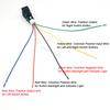 1PC Car Dual Switch Fan Light LED DRL Front Rear Fog Light Switch Button with Wire Fit For Nissan X-TRAIL 2023 Accessories