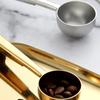 Messlöffel aus Edelstahl Kaffeebohnenlöffel mit Verschlussbeutelklemme Gewürz Milchpulver Schaufel Backwaage Löffel Küchenwerkzeug