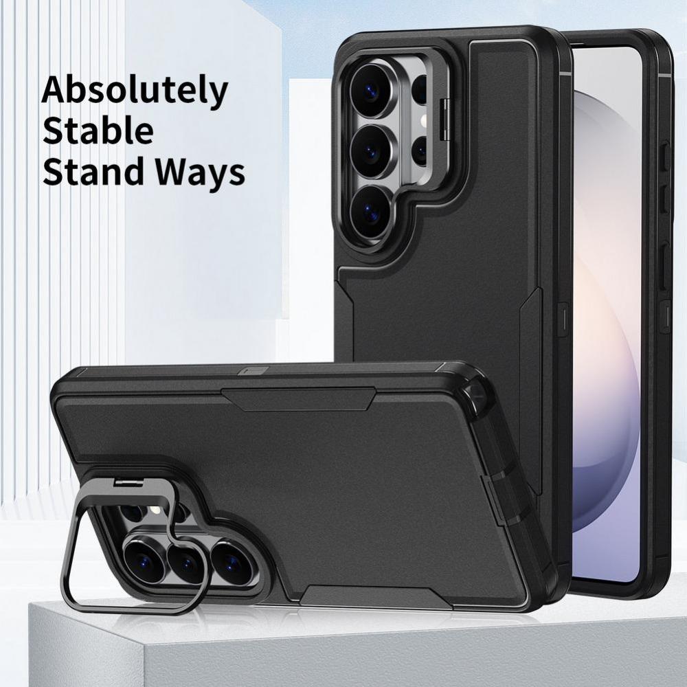 

Alloy Lens Kickstand Case For Samsung Galaxy A07 A06 A17 A16 A26 A37 A36 A56 A57 4G 5G Heavy Duty Anti-Scratch Protective Cover Galaxy A57 чёрный