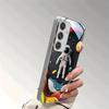 Vergoldete gehärtete Glas-Handyhülle, kompatibel Galaxy S26 S25 S24 S23 S22 Ultra Plus. Verfügt über ein Design aus dem Weltraumzeitalter.