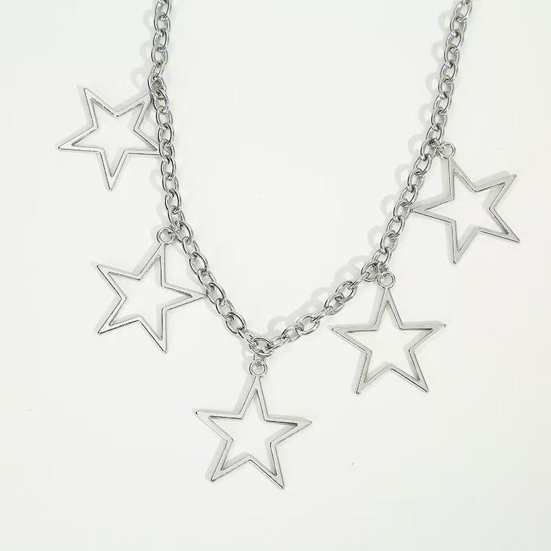 Retro Five-Pointed Star Pendant Chain Shoe Accessories for Martin Boots