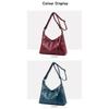 Damen-Schultertasche aus weichem Leder, Messenger-Tasche, inklusive Geldbörse und Kartenpaket