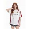 American-style short-sleeve sportswear, vintage streetwear couple T-shirts