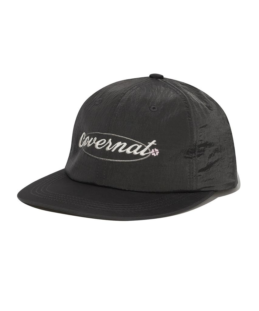 COVERNAT WOMAN Clover Heart Nylon Duck Cap Charcoal