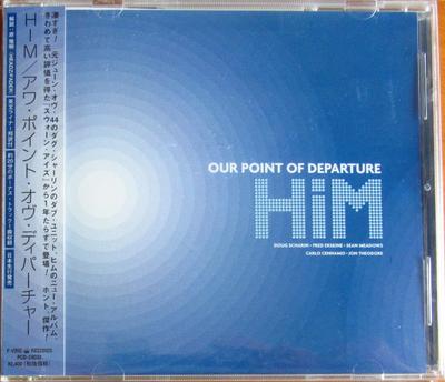 CD HIM  Our Point Of Departure PCD24032 PVine Records 2000 Japan Dance  Electronica Used