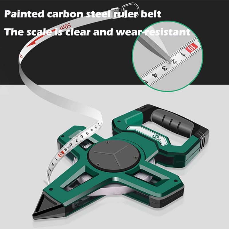 30/50/100 M Tape Measure Pluggable Into the Ground Portable Measuring Ruler Land Measurement Tools for Construction  Decoration