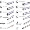 12 Pack Carburetor Adjustment Tool Set With Cleaning Brush And Carburetor Storage Bag For Common Small 2-stroke Engine Starlight