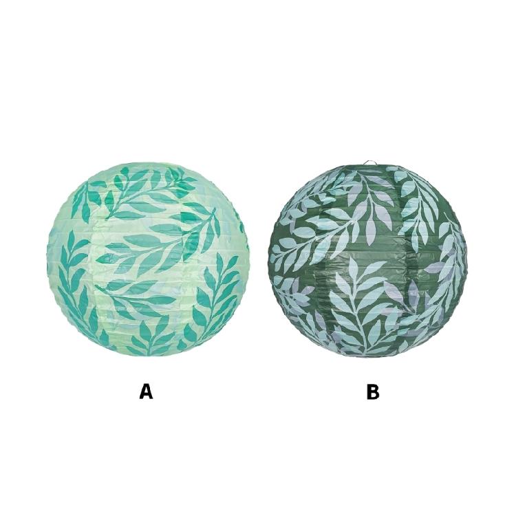 3PCS Decorative Paper Lanterns Leaf Pattern Hanging Lanterns Suitable for Weddings Birthdays and Festival Atmosphere