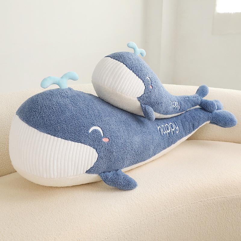 Animals Cute Sea Whale Plush Toys Cartoon Kid Children Sleep Soothing Doll Gift