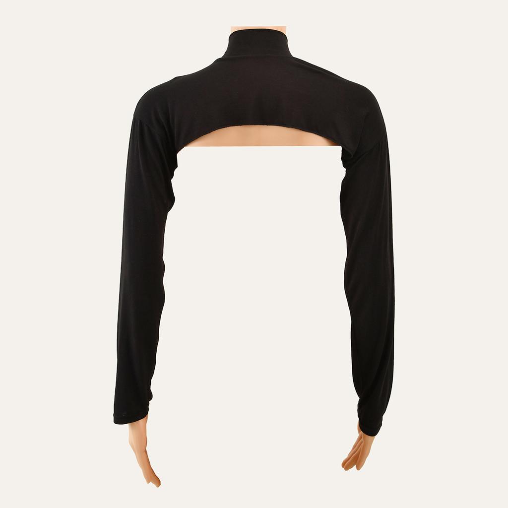 Elastic Modal Cotton Jersey Full Neck Sleeve Woman Muslim Long Arm Cover Shrug Shoulder Oversleeve Suncreen Wear Sleeves