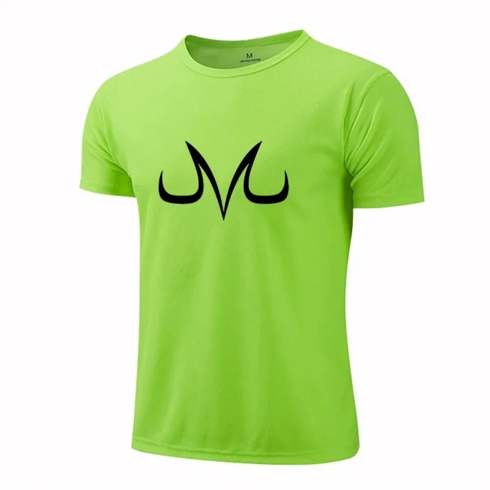 Męski Modny T-shirt z Krótkim Rękawem z Nadrukiem Elementu Kreskówkowego Lato Casual Szybkoschnący Sportowy Do Biegania Fitness z Krótkim Rękawem