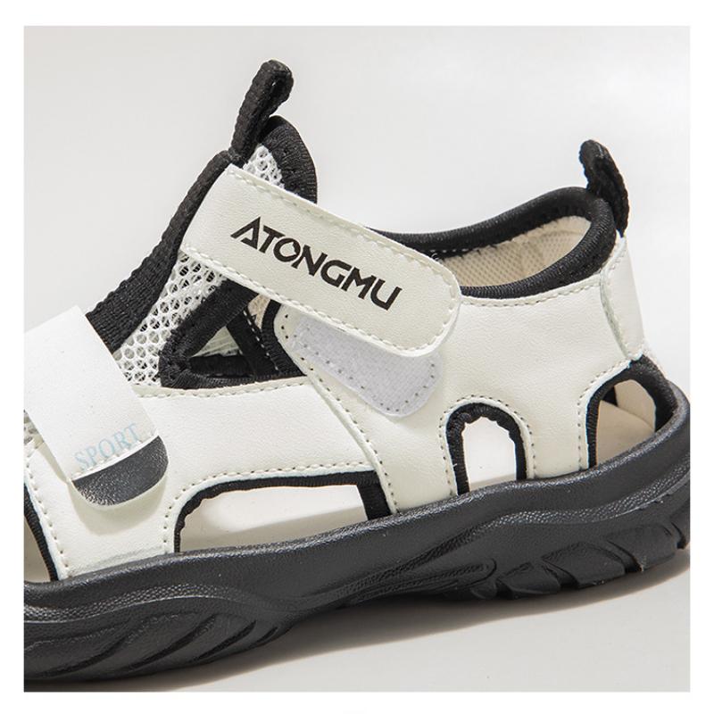 Boys' Baotou Sandals New Summer Children's Beach Shoes Soft Sole Korean Style Breathable Girls Sports Sandals
