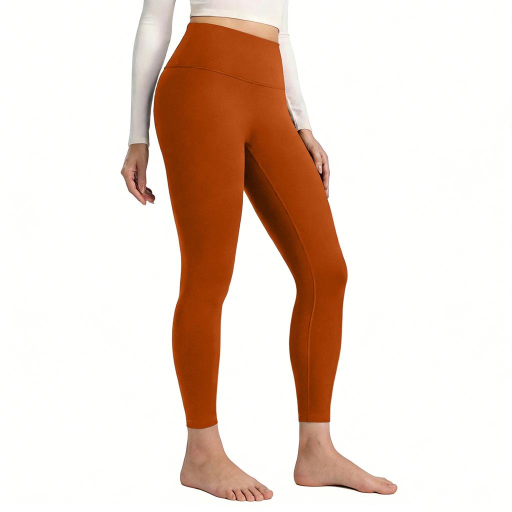 Pantalones de Yoga Fitness de Secado Rápido para Exteriores con Levantamiento de Glúteos de Color Melocotón para Mujer