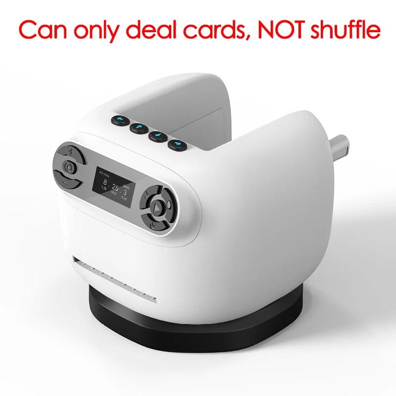 360° Rotating Fully Automatic Intelligent Card Dealer Rechargeable Cards Distribution Machine Poker Tool Electric Card Dealer
