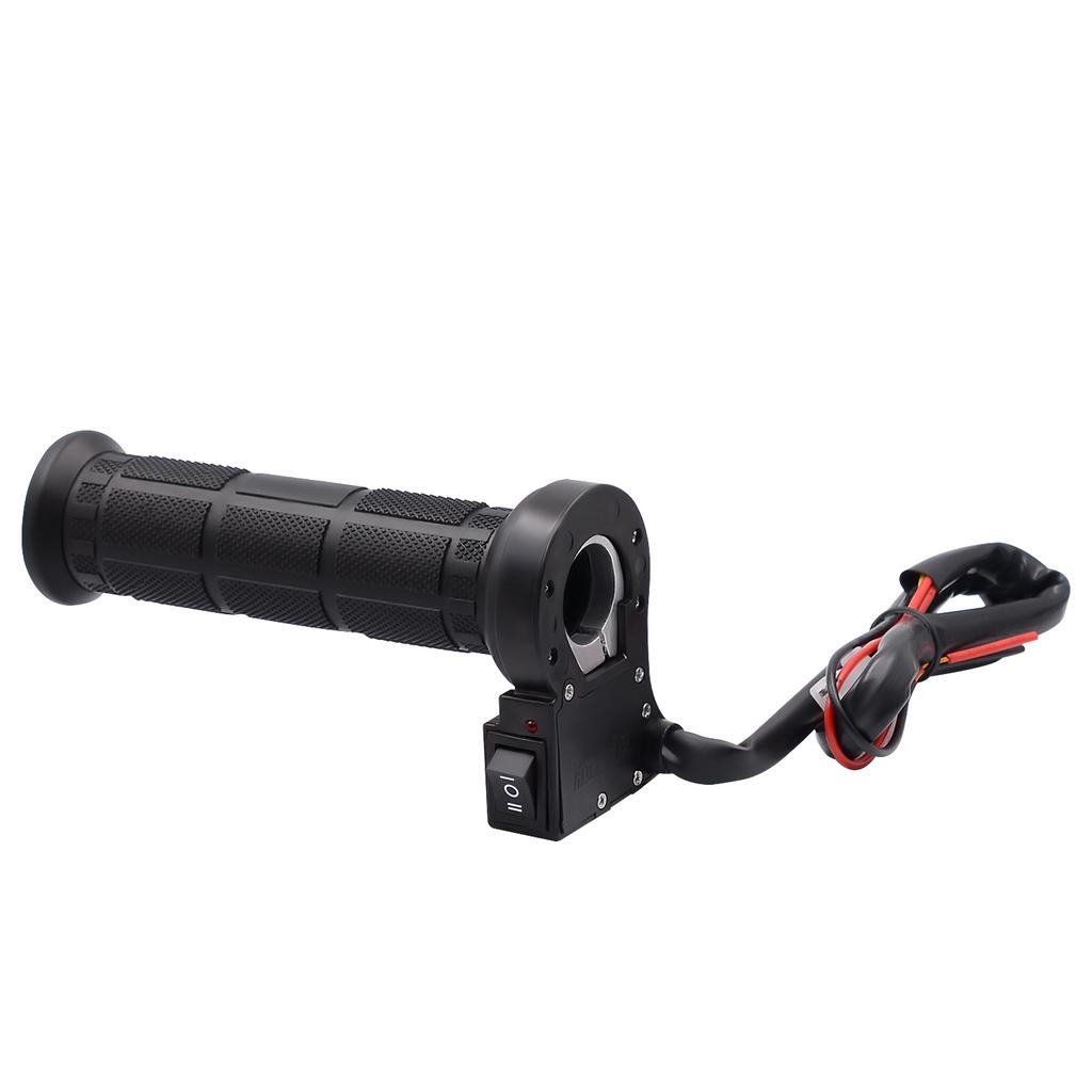 2 Pairs Motorcycle Hand Grips Hot Handlebar for Motorcycle 12V Warmer Handle Heat Grip Electro-Thermal