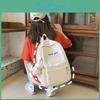 Bag Large Shoulder Capacity Simple Backpack School Junior Students Nylon Unisex