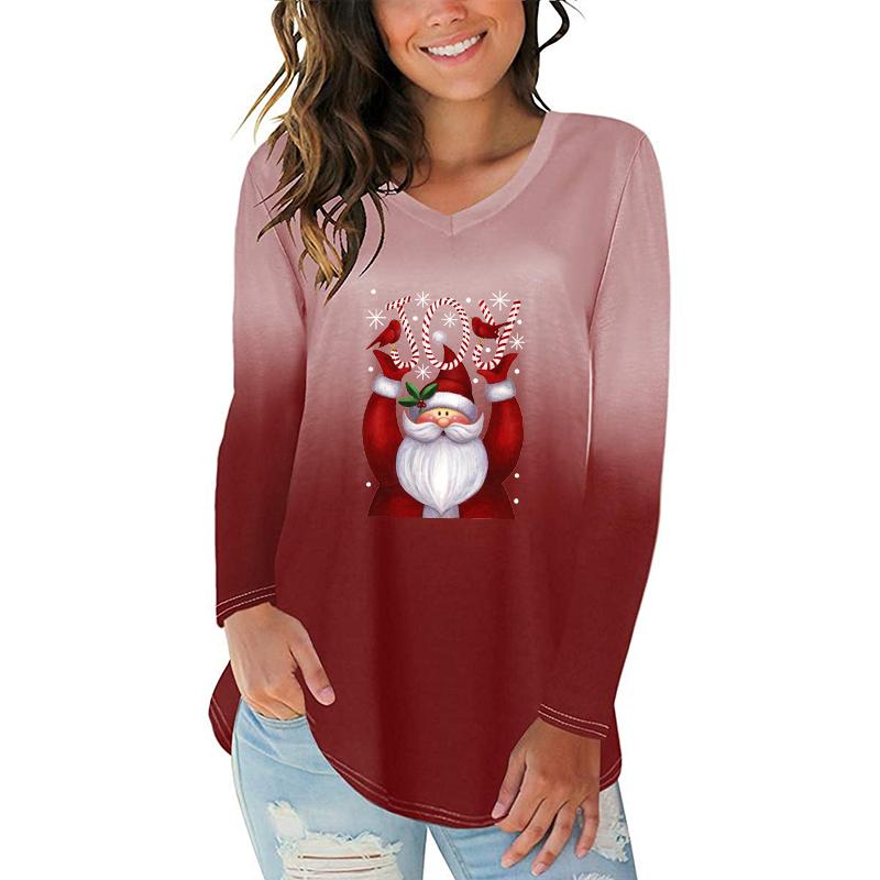 plus size christmas tops for women
