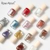 Tearable and Non-baking Water-based Nail Polish, Long-lasting, Odorless, Shiny Oil, Sequin Base Oil, Manicure Complete Set