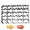 Non-Stick Fish Shaped Baking Mold Stainless Steel Biscuit Cutters Fondant Cookie Cutter  Kitchen