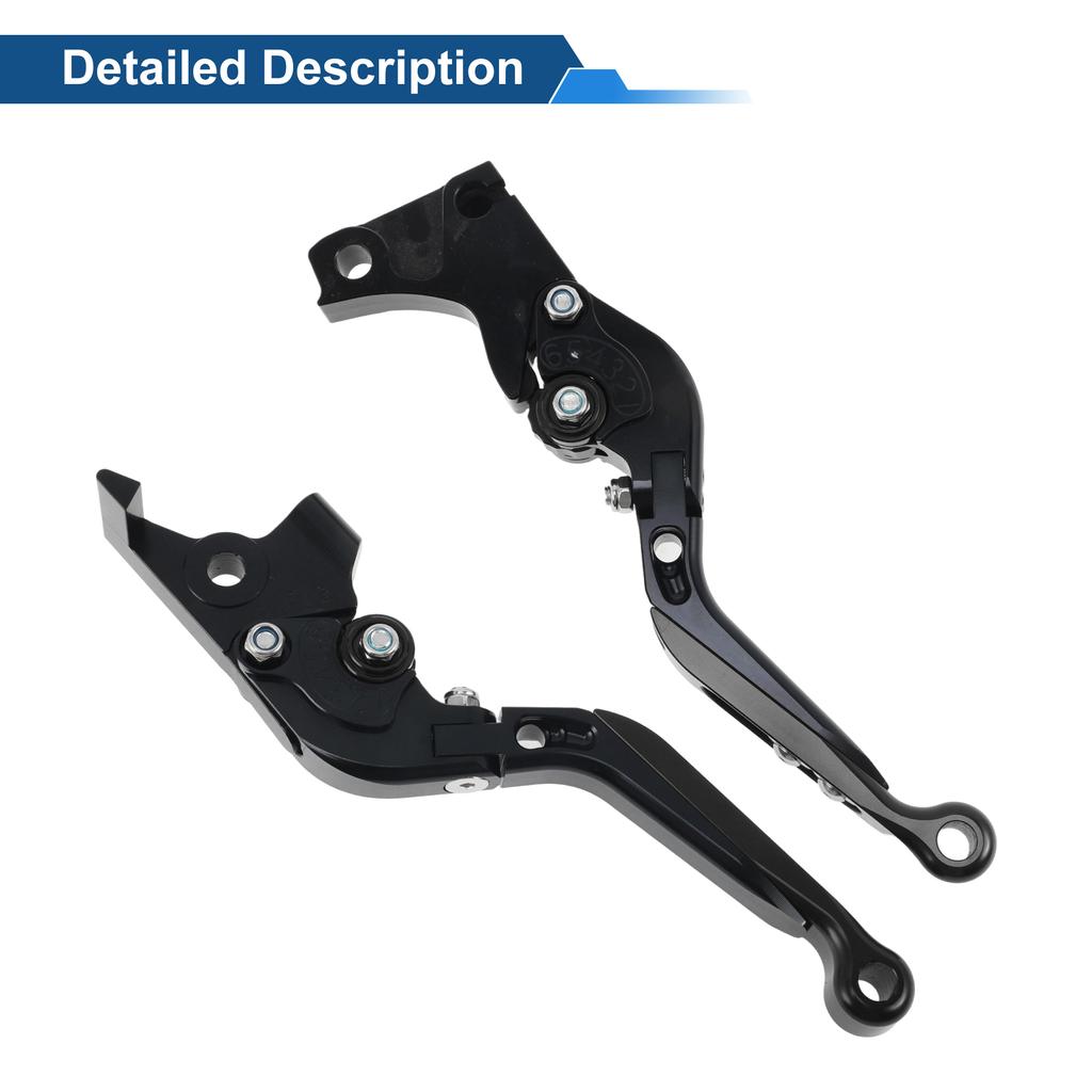 Motoforti  Short/Long Brake Clutch Levers for BMW 6 Position Adjustable Motorcycle Handlebar Brake Lever Aluminum Alloy Solid