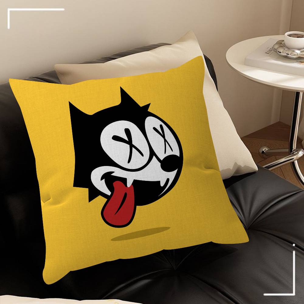Pillowcases Home Bedding Decorative Pillow Cover Wedding Super Soft Pillow Case Movie F-Felix CLASSIC the Cat