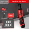 Delixi 90° Right Angle Lithium Ratchet Wrench - Commercial Electric Tool