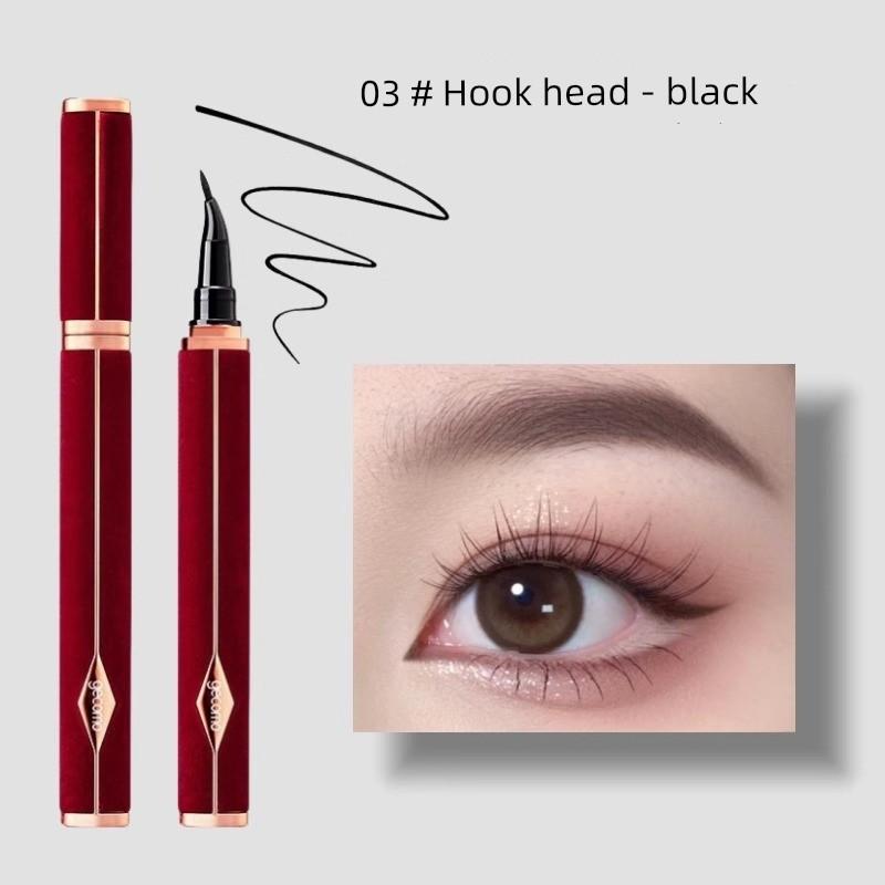 [12 Hours Without Smudging] Eyeliner Pen, Long-Lasting, Waterproof, Non-Smudging, Beginner-Friendly, Official Genuine Product
